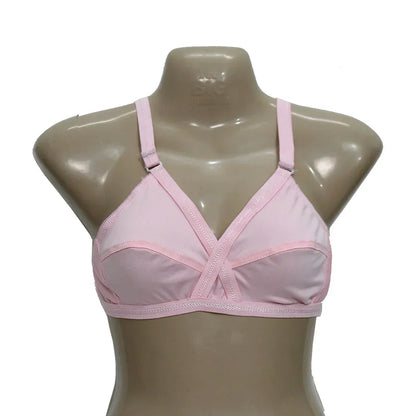 Pack Of 4 Classy Brief Comfortable Cotton Non Padded Bra 🎁