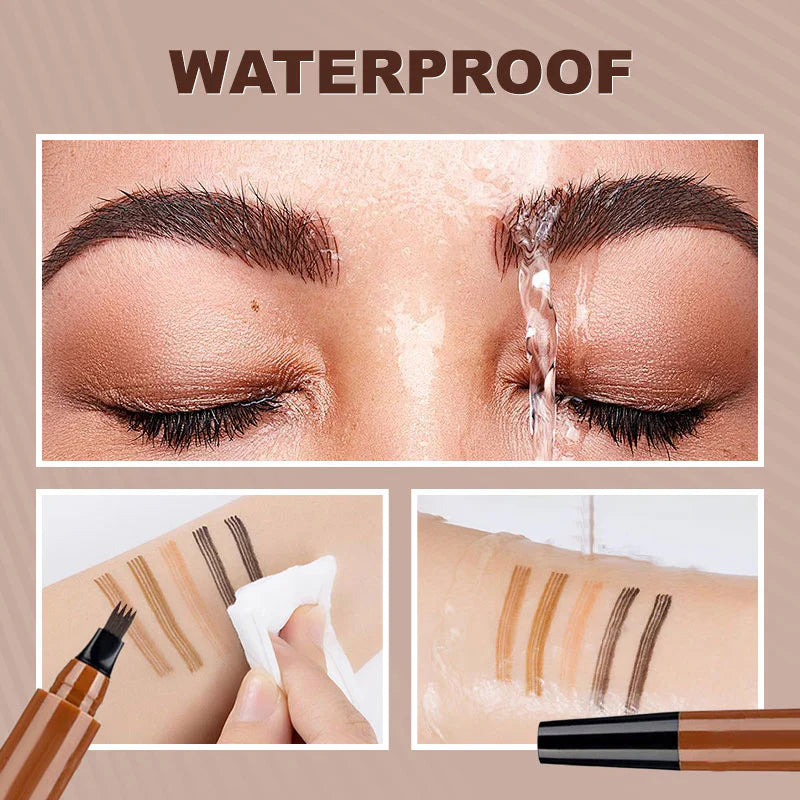 Eyebrow Pen Waterproof Pencil Long Lasting Professional Fine Sketch Liquid Eye Brow Pencil