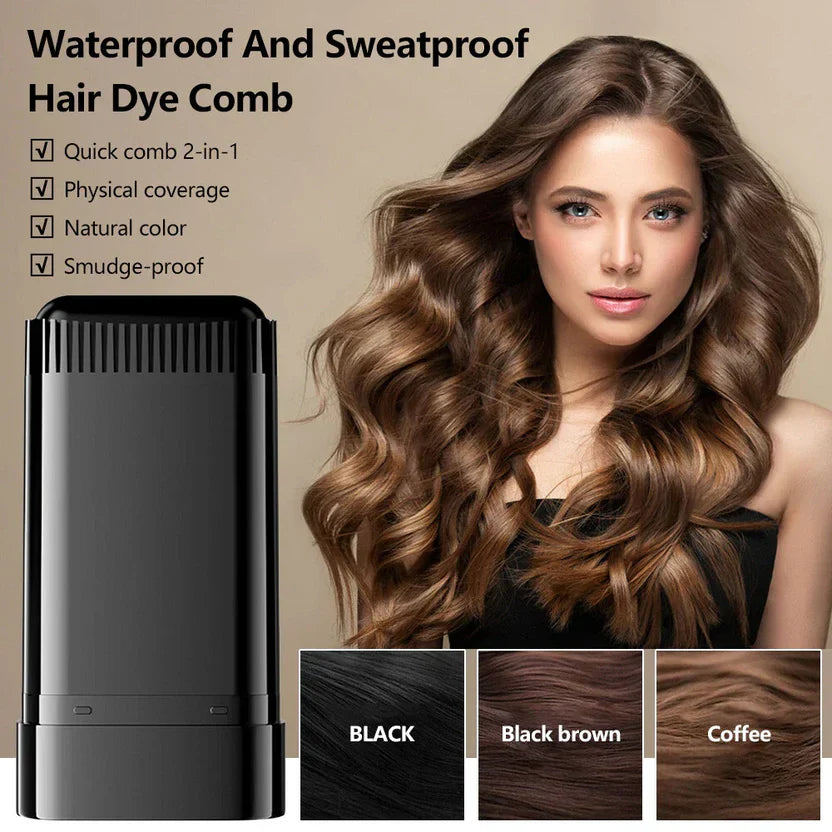 Water And Sweat Proof Hair Comb Applicator Dye