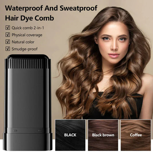 Water And Sweat Proof Hair Comb Applicator Dye