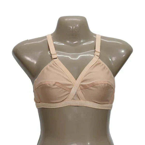 Pack Of 4 Classy Brief Comfortable Cotton Non Padded Bra 🎁