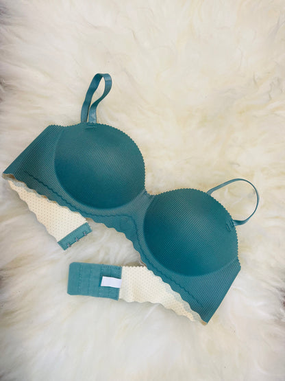 Truekind® Imported Seamless Floral Pattern Padded Bra 🎁