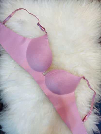 Truekind® Imported Seamless Padded Push-up Bra - Pink Edition 🎁