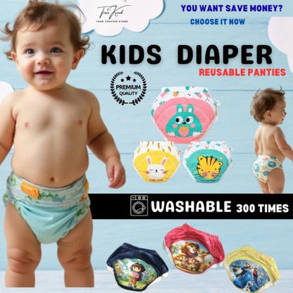 Truekind® Kid's Reusable Training Pants & Diaper [Buy 1 Get 1 Free] 😍