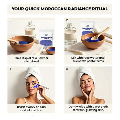 Imported™ 100% Original Moroccan Nila Whitening Powder 100g [Buy 1 Get 1 Free] 😍